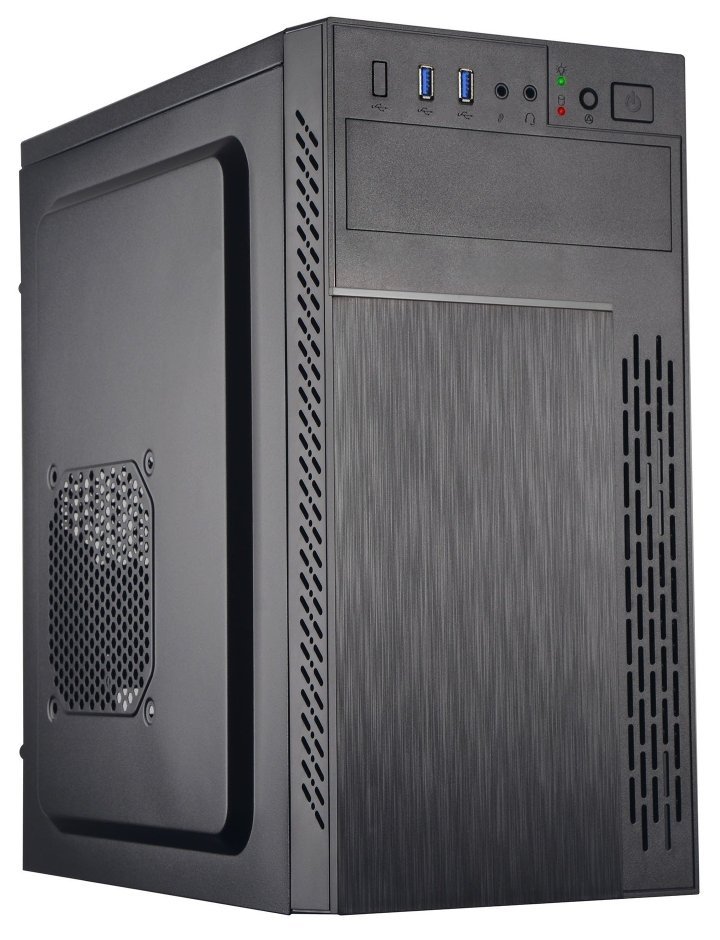 EUROCASE MidT ML M6-505B / mATX / bez zdroje / 2x USB 3.0 / černá