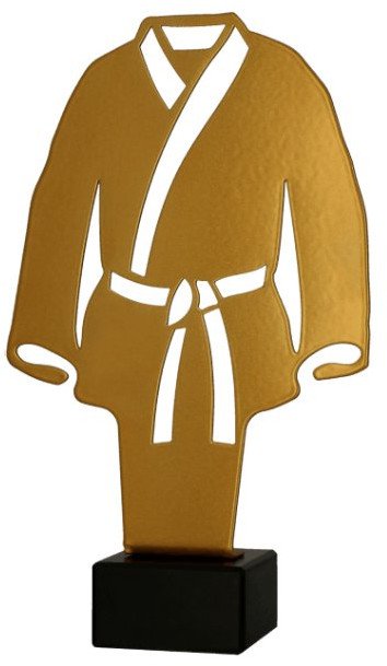 Victoria Sport Kovová trofej s mramorovým podstavcem - Karate/Judo - Kimono