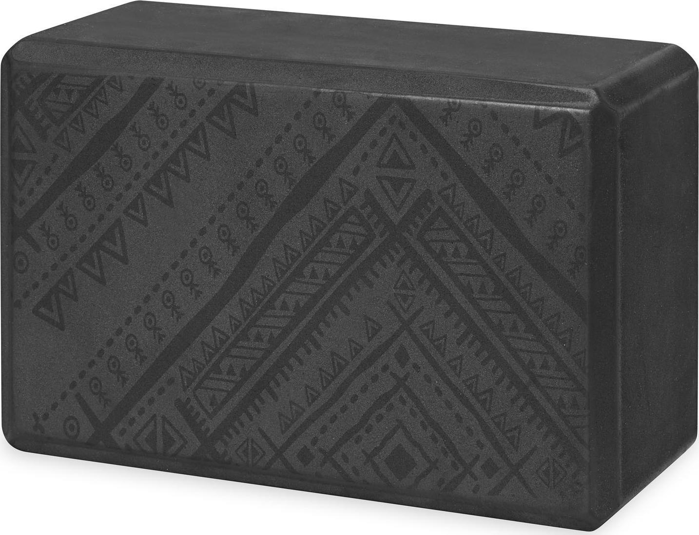 Gaiam Jóga kostka Gaiam Navajo černá 63749