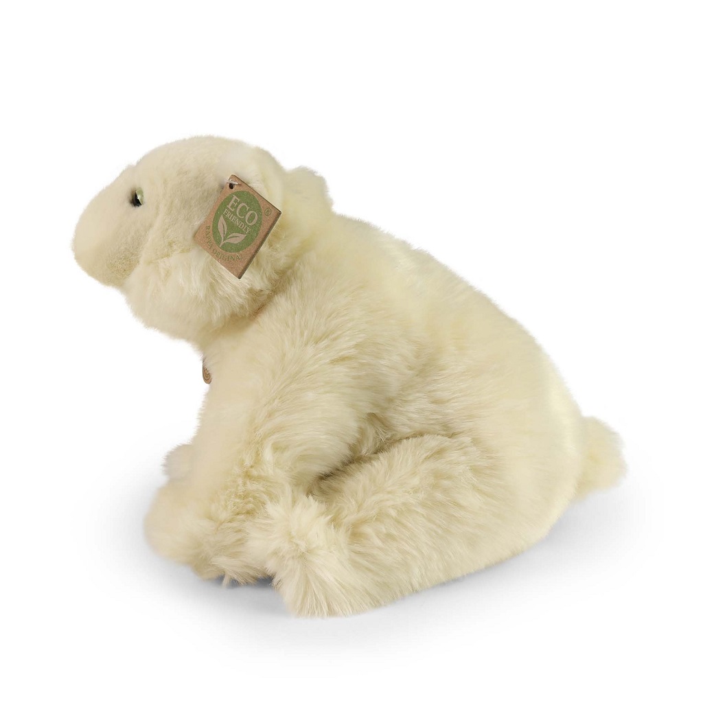Rappa Plyšový medvěd lední 30 cm ECO-FRIENDLY