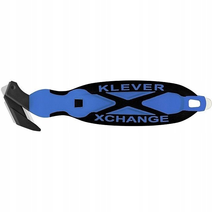 NAVA Bezpečnostní nůž Klever XChange se škrabkou modrý