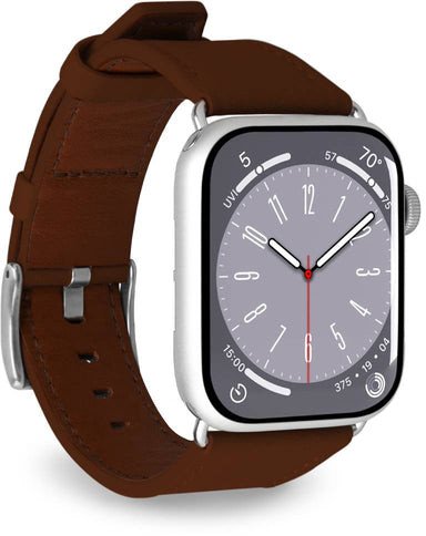 SBS Mobile Řemínek Puro E-Classic pro Apple Watch 38/40/41/42 mm hnědý
