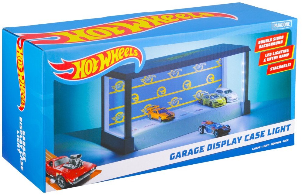 Paladone Hot Wheels Garage Vitrína do garáže s osvětlením