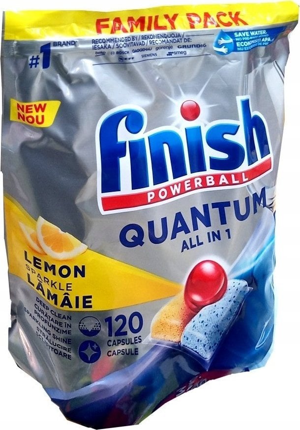 Finish Tablety do myčky Quantum 120 ks