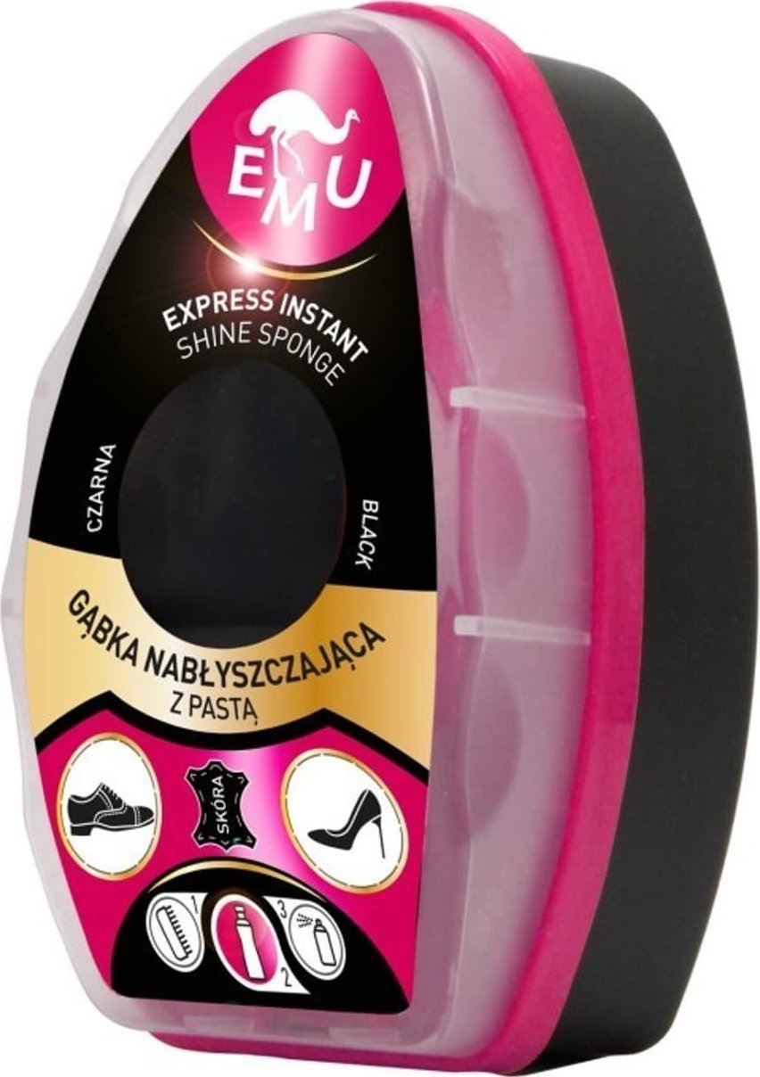 Houbička na boty EMU, černá, 0,006 l