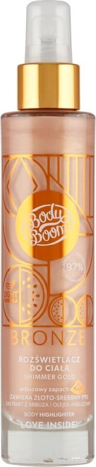 Body Boom BIELENDA BB BodyBoom Rozjasňující tělový krém - třpytivě zlatý 100 ml