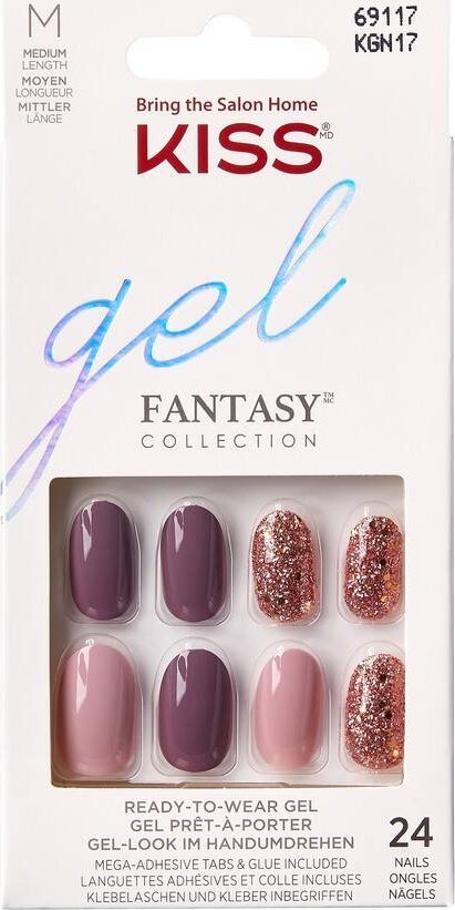 Kiss Umělé nehty KISS Gelové nehty - bez tlaku KGN17