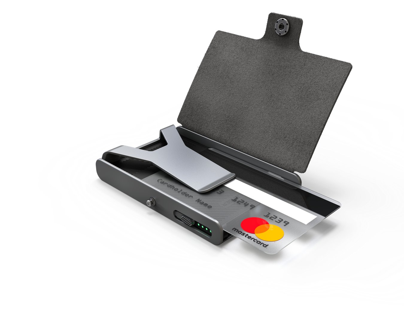 Mattel Flexibilní peněženka matně šedá