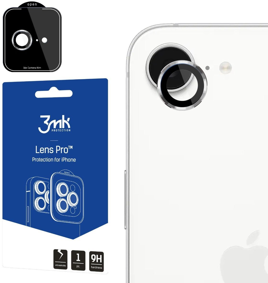 3mk Lens Protection Pro Silver pro Apple iPhone 16E