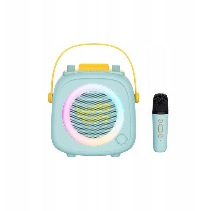Atmosphera Reproduktor s mikrofonem 2v1 Karaoke sada pro děti Kidooboo Kidsvoice / Kb23028mnt Mint