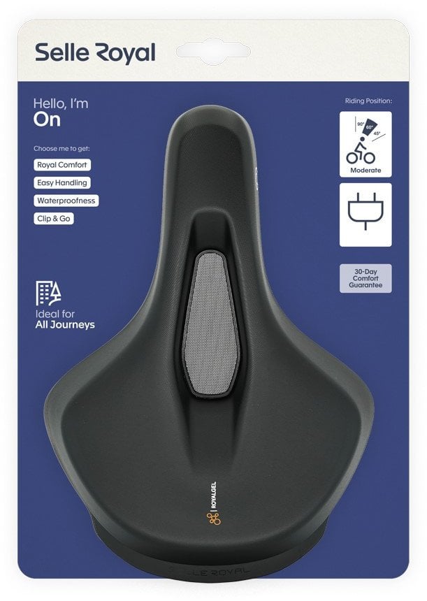 Selle Royal Sedlo SELLEROYAL NA OTEVŘENOU STŘEDNÍ 60st. gel, ergonomický kanálek, unisex, 531 g