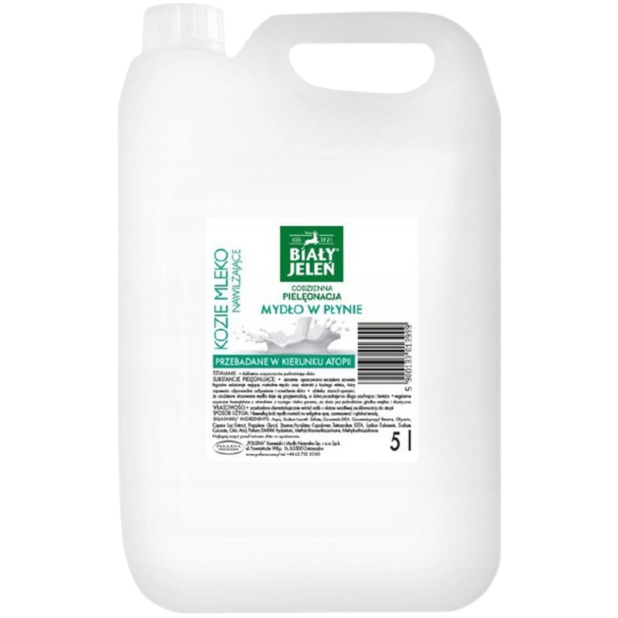 Biały Jeleń Tekuté mýdlo kozí mléko 5000ml - 5L