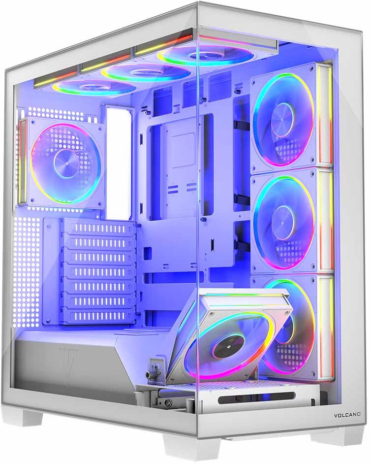 Modecom Puzdro Volcano Stellar 8F ARGB, biele (AT-STELLAR-8F-ARGB-20)