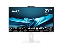 MSI PC AiO PRO AP272P 14M-606XEU, i5-14400, 27  FHD, Anti-Glare, Non-touch, 8GB, 512GB SSD, N/A, No OS, White