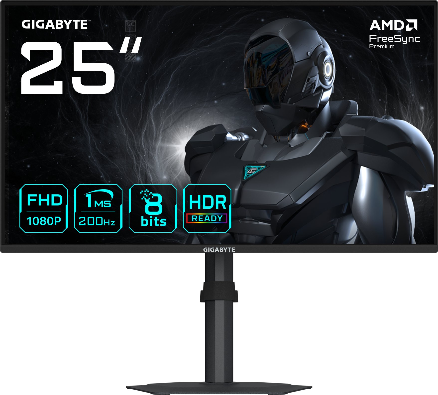 MONITOR GIGABYTE LED 24.5  G25F2 200Hz