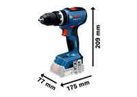 Bosch GSB 18V-65 Professional, 18V Aku příklepová vrtačka