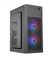 EUROCASE MidT ML N6-530B ARGB / bez zdroje / 2x USB 3.0  / USB-C / černá