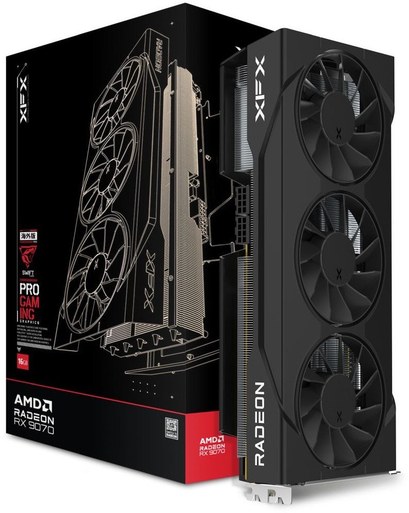 XFX RX 9070 SWIFT AMD Radeon RX 9070 16 GB GDDR6