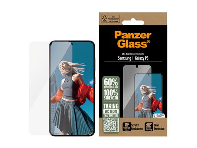 PanzerGlass - Ochrana obrazovky pro mobilní telefon - ultra široký tvar - sklo - průsvitná - pro Samsung Galaxy Edge