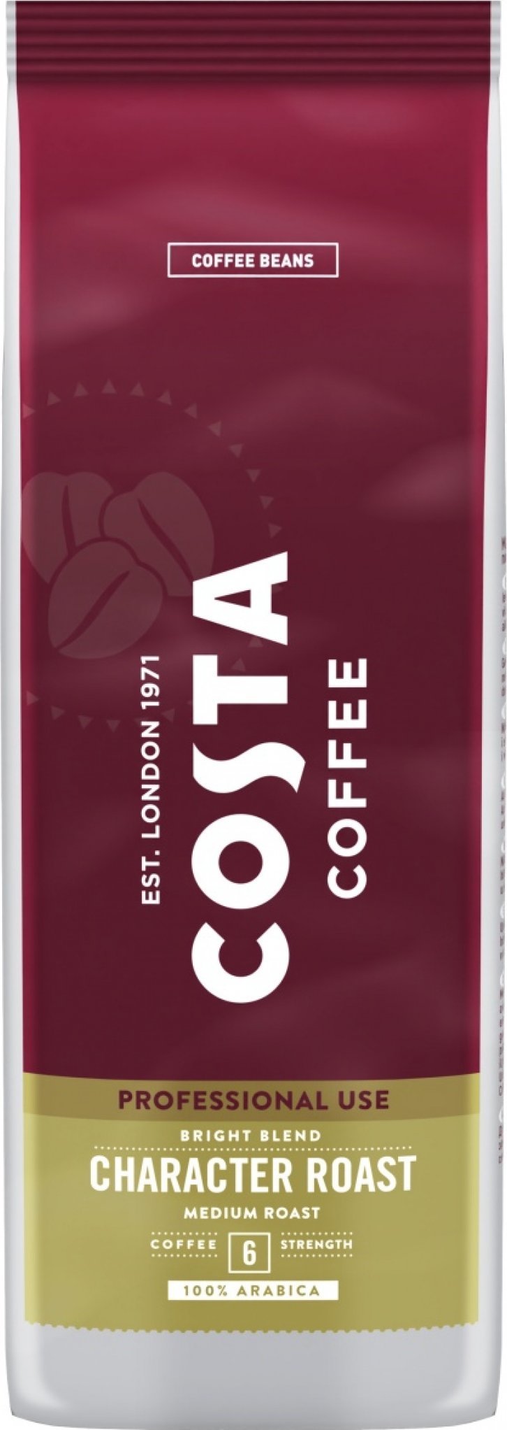 Zrnková káva COSTA PROFESSIONAL 1KG BRIGHT BL 100% ARABICA