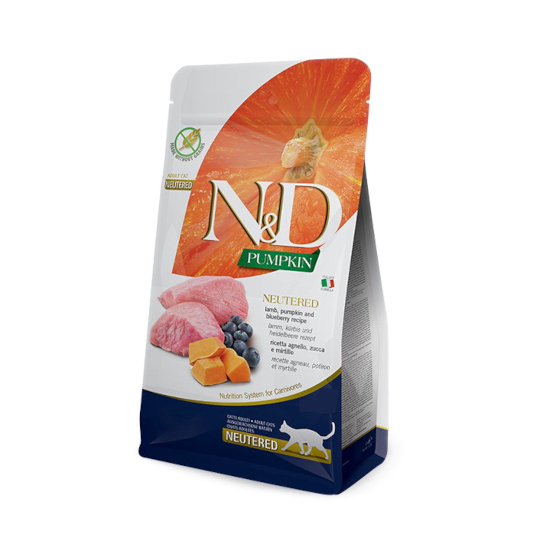 Dry cat food -  FARMINA N&D CAT PUMPKIN