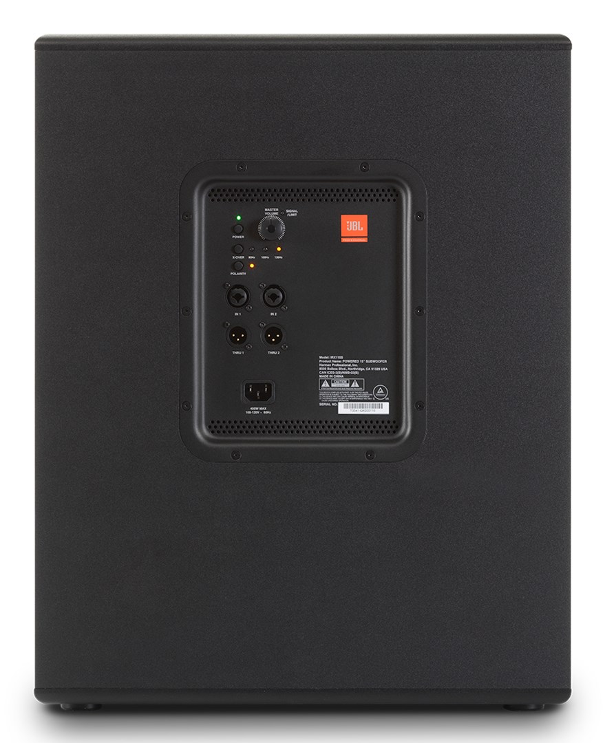 JBL IRX115S subwoofer Černá 400 W