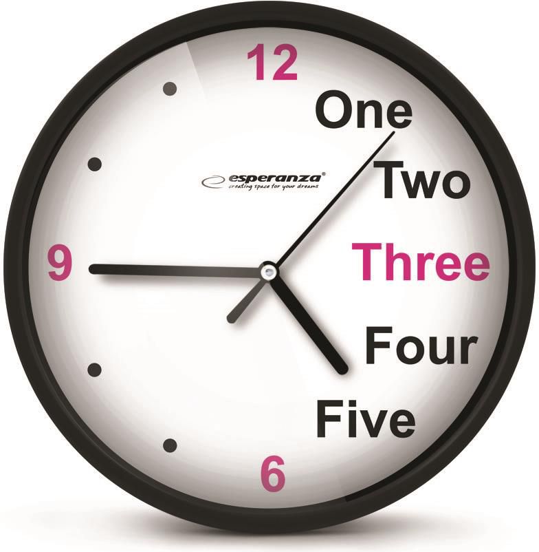 Esperanza  Prague Černý Mechanické hodiny Kruhové Černá, Bílá