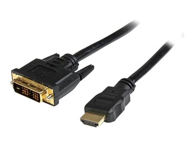 StarTech HDMI - DVI-D kábel 1m čierny (HDDVIMM1M)