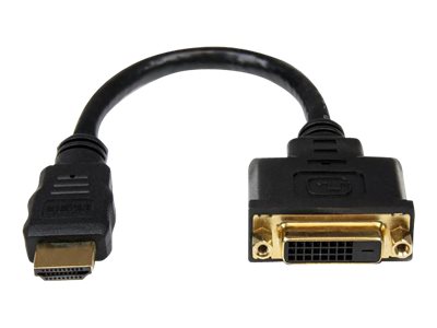 StarTech HDMI - DVI-D kabel 0,3 m černý (HDDVIMF8IN)