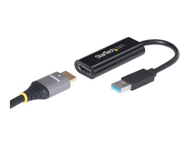 USB USB USB adaptér - HDMI Black (USB32HDES)