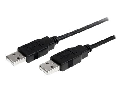 StarTech.com 2m USB 2.0 A to A Cable - M/M - 2m USB 2.0 aa Cable - USB a male to a male Cable (USB2AA2M) - Kabel USB - USB (M) do USB (M) - USB 2.0 - 2 m - cerná - pro P/N: SV231HDMIUA