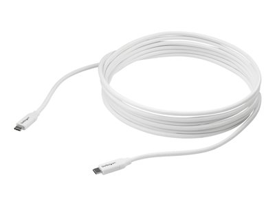 StarTech USB-C - USB-C USB kabel 4 m bílý (USB2C5C4MW)