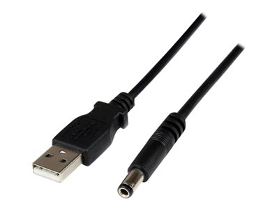 StarTech.com 1m USB to Type N Barrel 5V DC Power Cable - USB A to 5.5mm DC - 1 Meter USB to 5.5mm DC Plug (USB2TYPEN1M) - Elektrický kabel - USB (pouze napájení) (M) do DC jack 5,5 x 2,5 mm (M) - 1 m