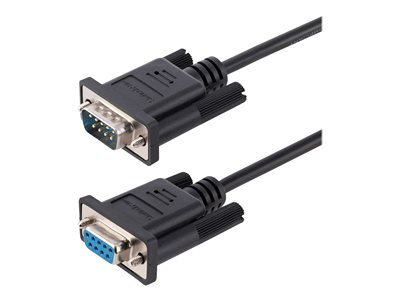 StarTech DB-9 - DB-9, 3m, čierna (9FMNM-3M-RS232-CABLE)