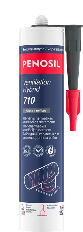 PENOSIL Těsnicí tmel Ventilation Hybrid 710, 0,28 l, šedý