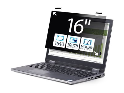 StarTech.com 16-inch 16:10 Touch Privacy Screen, Anti-Glare Privacy Filter, Laptop Monitor Screen Protector with +/- 30 Deg. View Angle, Flip-Up - 51% Blue Light Reduction (16LT6-PRIVACY-SCREEN) - Fil