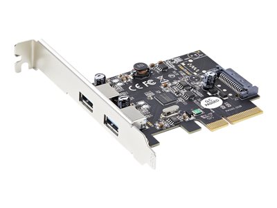 StarTech.com 2-Port USB PCIe Card 10Gbps/port - USB 3.1/3.2 Gen 2 Type-A PCI Express 3.0 x2 Host Controller Expansion Card - Windows/Linux - USB adaptér - PCIe 3.0 x4 nízký profil - USB-C 3.1 Gen 2 x