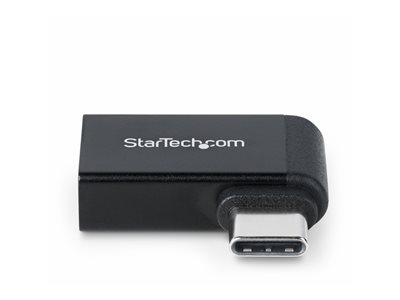 StarTech.com Right Angled USB-C to USB-A Adapter, USB 5Gbps, Compact USB-C Male to USB-A Female Adapter, Metal Housing, M/F - USB adaptér - 24 pin USB-C (M) pravoúhlý do USB (F) - USB 3.2 Gen 1 - 5 V