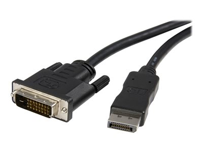 StarTech.com 10 ft DisplayPort to DVI Video Adapter Converter Cable - M/M (DP2DVIMM10) - Kabel DisplayPort - DisplayPort (M) do DVI-D (M) - 3 m - černá - pro P/N: DPPNLFM3, DPPNLFM3PW