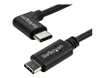 StarTech.com Right Angle USB-C Cable - 1m / 3 ft - Reversible - M/M - USB Type C Cable - USB-C Charge Cable - USB C to USB C Cable (USB2CC1MR) - USB kabel - 24 pin USB-C (M) rovné do 24 pin USB-C (M)