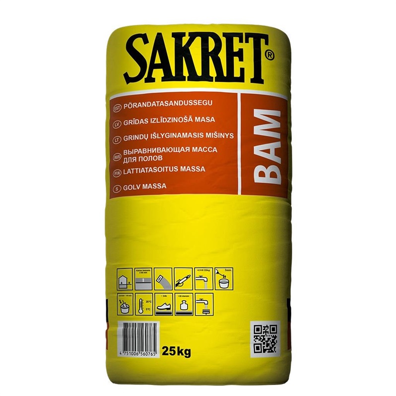 SAKRET BAM podlahová vyrovnávací hmota, 25 kg