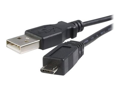 StarTech.com 3m Micro USB Cable M/M USB A to Micro B - Kabel USB - USB (M) do Micro USB typ B (M) - USB 2.0 - 3 m - černá - pro P/N: KITBXAVHDPEU, KITBXAVHDPUK