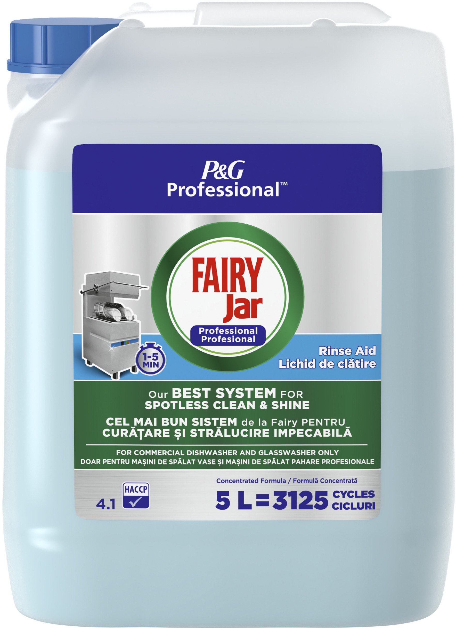 Chemia LEŠTIDLO DO AUTOMATICKÉ MYČKY NÁDOBÍ FAIRY PROFESSIONAL 5L
