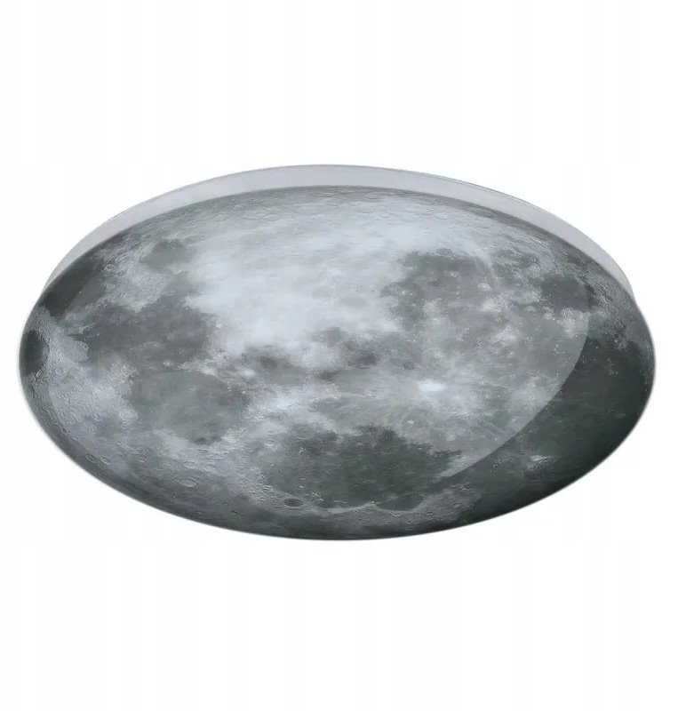 Light Prestige Světlo Prestige Luna LP-1106/1C Stropní svítidlo Luna moderní kruhové kosmos 1x24W LED 4000K šedá/bílá