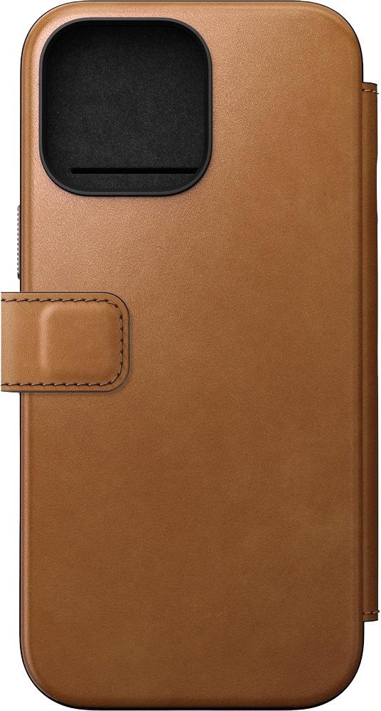 Nomad Modern Leather Folio, anglická hnědá-C - iPhone 16 Pro