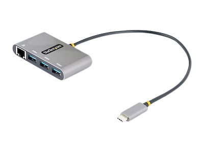 Hub USB StartEch USB Hub StartEch USB-C 3-Port Ethernet 3x USB-A