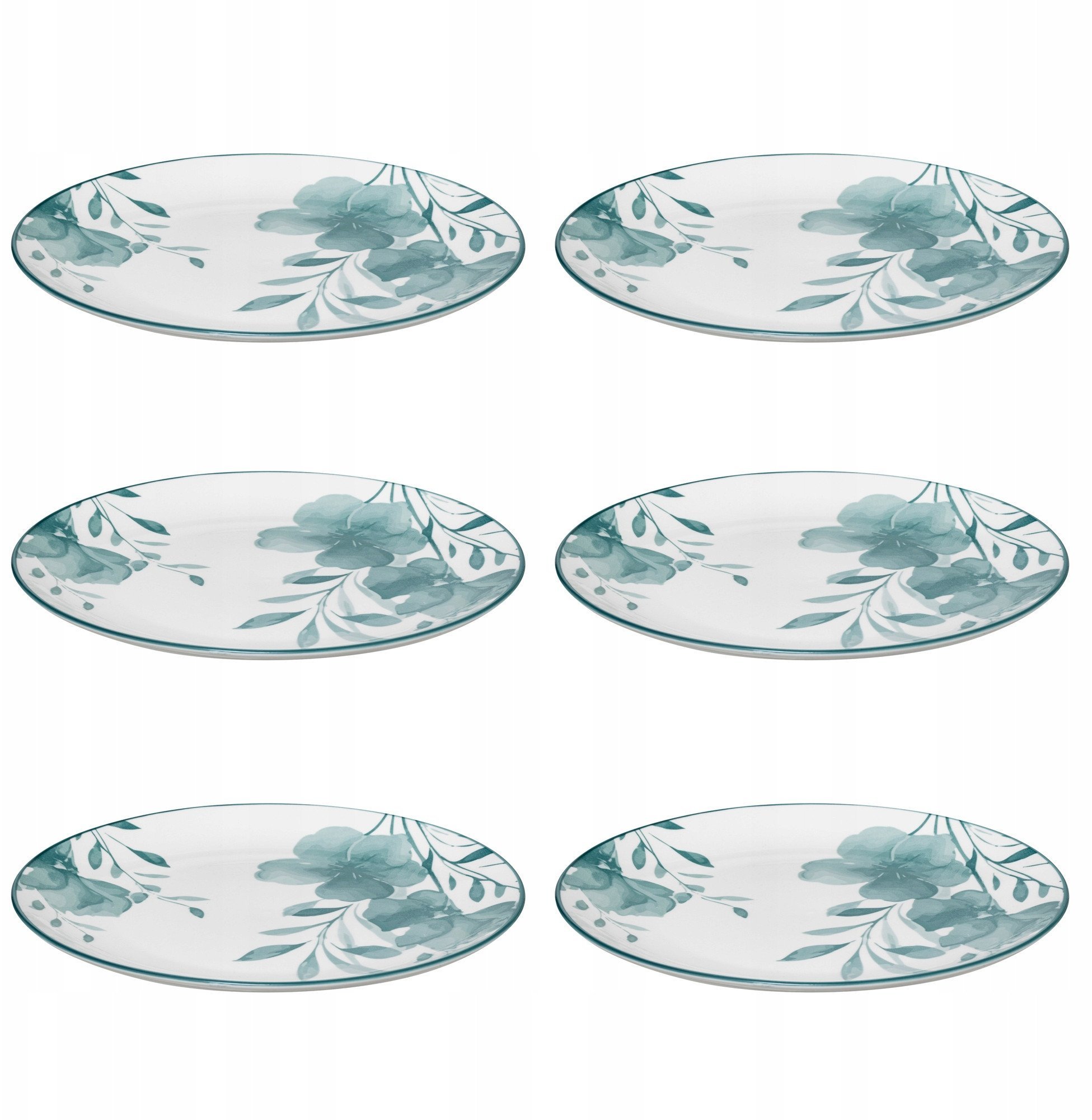 Secret de Gourmet Porcelánové talíře LILY, 6 kusů x O 27 cm