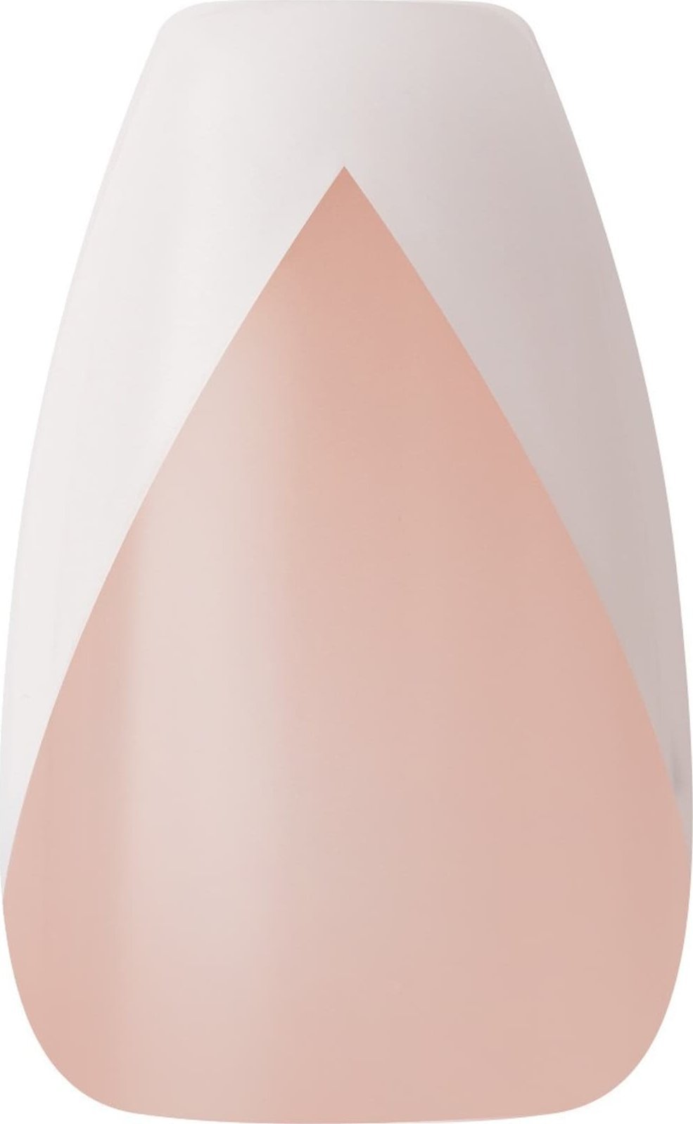 Kiss KISS Classy Nails, Hedvábné šaty, Bílá, Střední umělé nehty ve tvaru rakve
