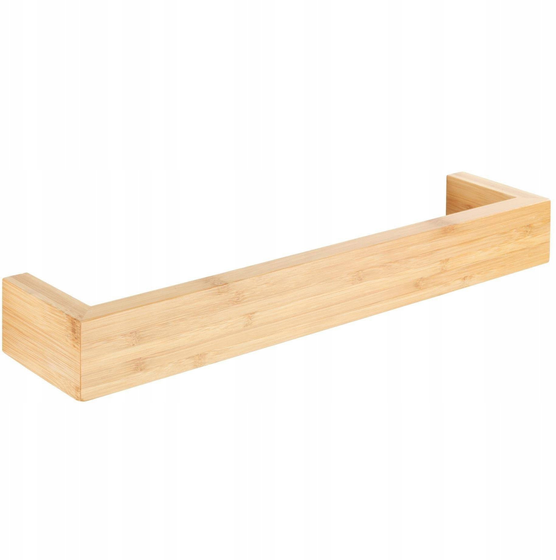 Aloss Věšák na ručníky BAMBOO, bambus, světle hnědý, 40 x 9 x 5 cm, WENKO