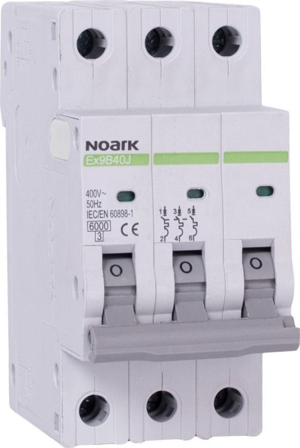 Noark NOARK Slim jistič, 6 kA, charakteristika B, 10 A, 3-pólový, Ex9B40J 3P B10